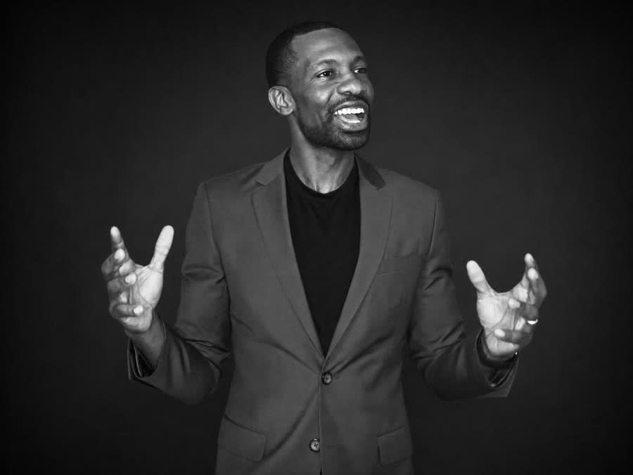 Pastor Omar Reid, founder of Omar Reid Ministries, preaching the Gospel